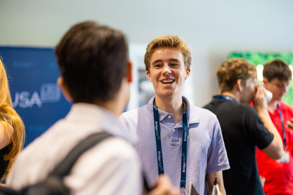 Students gathered at BridgeUSA 2025 Summit