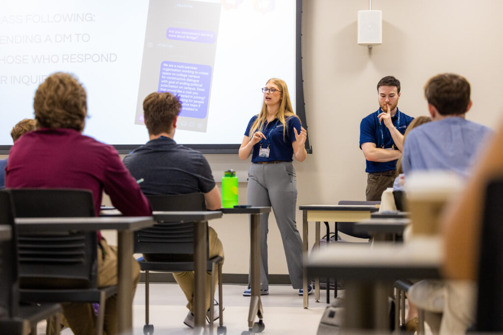 The media outreach training was a new offering this year.